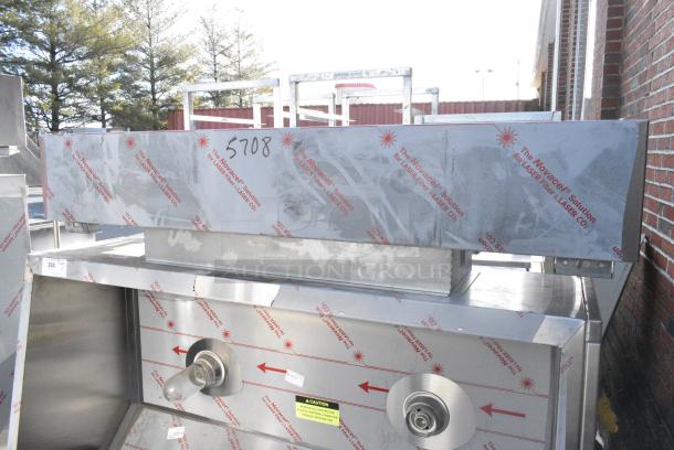 BRAND NEW SCRATCH AND DENT! 5' Accurex XXEW-T-60.00-S Stainless Steel Commercial Grease Hood w/ Return Air - Image 5 of 8
