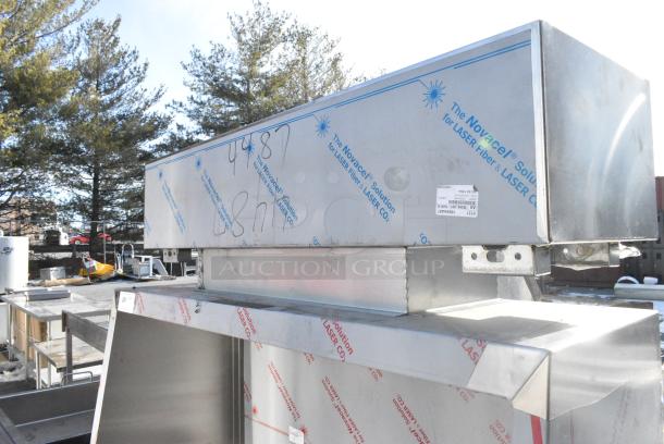 BRAND NEW SCRATCH AND DENT! 4' Accurex XXEW-T-48.00-S Stainless Steel Commercial Grease Hood w/ Return Air - Image 5 of 8