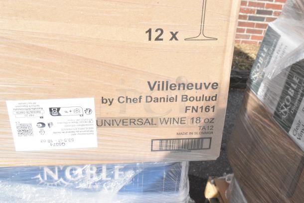 26 BRAND NEW! Boxes Including 347SPBD10WHG Visions 10" Square White Plastic Plate with Gold Bands - 120/Case, 303BWCOPB7 Acopa 7 oz. Bright White Oval Porcelain Coupe Bowl - 36/Case, 127P2B Choice Black Plastic Souffle Cup / Portion Cup - 2 oz. - 2500/Case, 128HD24COMBO Choice Heavy Duty 24 oz. Microwavable Translucent Plastic Deli Container and Lid Combo Pack - 240/Case, 2 Box 347RPBD10WHS Visions 10" White Plastic Plate with Silver Bands - 120/Case, 394325L Noble NexGen Powder-Free Disposable Blue Hybrid 3 Mil Thick Gloves - Large - 1000/Case, 127SB24COMBO Choice 24 oz. Clear Plastic Salad Bowl with Lid - 150/Case, 795PLAKFT1 EcoChoice Kraft PLA Lined Compostable #1 Take-Out Container 4 3/8" x 3 1/2" x 2 1/2" - 450/Case, 50020W Choice 20 oz. White Poly Paper Hot Cup - 600/Case, 50010CAFE Choice 10 oz. Cafe Print Poly Paper Hot Cup - 1000/Case, 500MF993B3C Choice 9" x 9" 3-Compartment Microwaveable Black Mineral-Filled Plastic Hinged Take-Out Container - 150/Case. 26 Times Your Bid! - Image 7 of 17