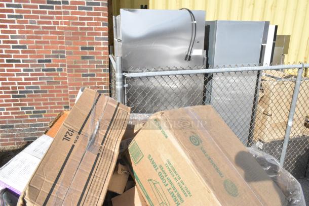 40 BRAND NEW! Boxes Including 4 Box 433NHT101H Choice 1/6 Standard Size White "Thank You" Medium-Duty Plastic T-Shirt Bag - 1000/Case, GET Urban Renewal 3 Gallon Stainless Steel / Triton Beverage Dispenser with Ice Chamber BEV-3GAL-SS, Everyday LED Flashlight, Dart 12JL Lids. 40 Times Your Bid! - Image 2 of 15