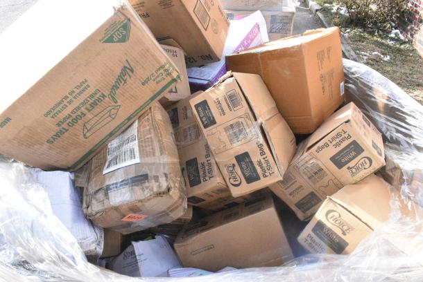 40 BRAND NEW! Boxes Including 4 Box 433NHT101H Choice 1/6 Standard Size White "Thank You" Medium-Duty Plastic T-Shirt Bag - 1000/Case, GET Urban Renewal 3 Gallon Stainless Steel / Triton Beverage Dispenser with Ice Chamber BEV-3GAL-SS, Everyday LED Flashlight, Dart 12JL Lids. 40 Times Your Bid! - Image 4 of 15