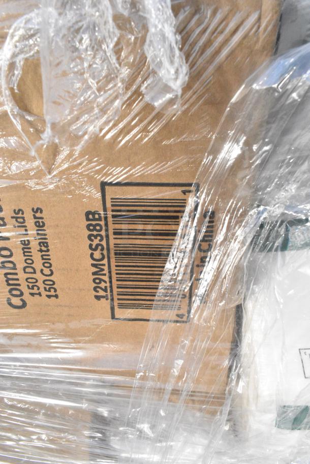 12 BRAND NEW! Boxes Including 500CC16HW Choice Heavy Weight 16 oz. Clear Plastic Cold Cup - 1000/Case, 5002DNAP Choice White 2-Ply Dinner Napkin 17" x 15" - 3000/Case, 129MCS38B Choice 38 oz. Black Rectangular Microwavable Heavy Weight Container with Lid 8 3/4" x 6 1/4" x 2" - 150/Case, 500CC12HW Choice Heavy Weight 12 oz. Clear Plastic Cold Cup - 1000/Case. 12 Times Your Bid! - Image 7 of 10