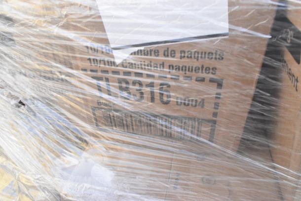 28 BRAND NEW! Boxes Including 245CCGR12BL Baker's Lane 12" White Corrugated Grease-Resistant Cake Circle - 100/Case, 5008W Choice 8 oz. Tall White Poly Paper Hot Cup - 1000/Case, 500TO883 Choice 8" x 8" x 3" Microwaveable 1-Compartment Black / Clear Plastic Hinged Container - 100/Case, 433W6BGC Choice 6 lb. White Paper Bag - 500/Case, 612FS1116 Choice Full Size Foil Steam Table Pan Shallow 1 11/16" Depth - 50/Case, 128HD12COMBO Choice Heavy Duty 12 oz. Microwavable Translucent Plastic Deli Container and Lid Combo Pack - 240/Case, Dart 90HTPF1R White Foam Square Take Out Container with Hinged Lid 9" x 9" x 3" - 200/Case. 28 Times Your Bid! - Image 11 of 13
