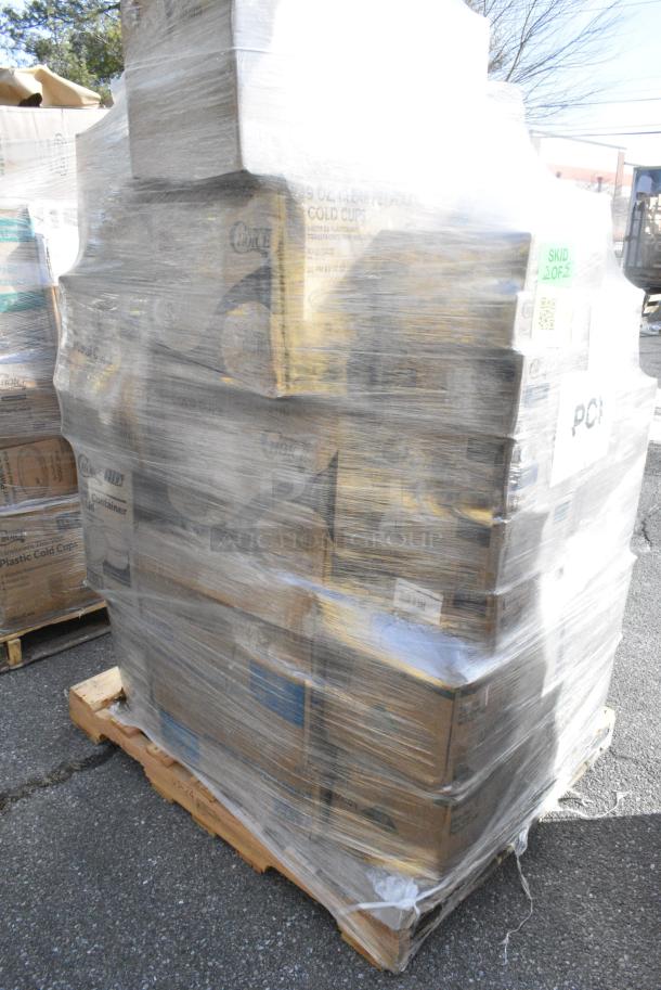 28 BRAND NEW! Boxes Including 130WHFORKH Choice White Heavy Weight Polystyrene Plastic Fork - 1000/Case, 760SOUP8WPA Choice 8 oz. White Double Poly-Coated Paper Food Cup with Vented Paper Lid - 250/Case, 50010DWALLW Choice 10 oz. White Smooth Double Wall Paper Hot Cup - 500/Case, 612605070HD Choice Full Size Heavy-Duty Foil Steam Table Pan Deep 3 3/8" Depth - 50/Case, 128HD12COMBO Choice Heavy Duty 12 oz. Microwavable Translucent Plastic Deli Container and Lid Combo Pack - 240/Case, 128HD8COMBO Choice Heavy Duty 8 oz. Microwavable Translucent Plastic Deli Container and Lid Combo Pack - 240/Case, 500CC9 Choice 9 oz. Clear PET Customizable Plastic Squat Cold Cup - 1000/Case, 500TW16S Choice 16 oz. Translucent Thin Wall Squat Plastic Cold Cup - 1000/Case. 28 Times Your Bid! - Image 4 of 14