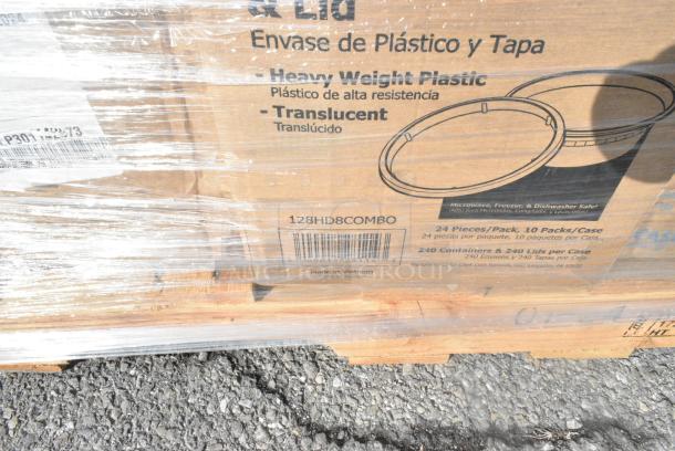 28 BRAND NEW! Boxes Including 130WHFORKH Choice White Heavy Weight Polystyrene Plastic Fork - 1000/Case, 760SOUP8WPA Choice 8 oz. White Double Poly-Coated Paper Food Cup with Vented Paper Lid - 250/Case, 50010DWALLW Choice 10 oz. White Smooth Double Wall Paper Hot Cup - 500/Case, 612605070HD Choice Full Size Heavy-Duty Foil Steam Table Pan Deep 3 3/8" Depth - 50/Case, 128HD12COMBO Choice Heavy Duty 12 oz. Microwavable Translucent Plastic Deli Container and Lid Combo Pack - 240/Case, 128HD8COMBO Choice Heavy Duty 8 oz. Microwavable Translucent Plastic Deli Container and Lid Combo Pack - 240/Case, 500CC9 Choice 9 oz. Clear PET Customizable Plastic Squat Cold Cup - 1000/Case, 500TW16S Choice 16 oz. Translucent Thin Wall Squat Plastic Cold Cup - 1000/Case. 28 Times Your Bid! - Image 10 of 14