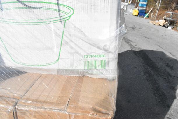 30 BRAND NEW! Boxes Including 433BR12BGC Choice 12 lb. Natural Kraft Paper Bag - 500/Case, 130WHFORKH Choice White Heavy Weight Polystyrene Plastic Fork - 1000/Case, 966TALLFLDN Choice Kraft Natural Tall-Fold 6" x 13" Dispenser Napkin - 8000/Case, 129MCR24B Choice 24 oz. Black Round Microwavable Heavy Weight Container with Lid 7 1/4" - 150/Case, CH12DEF Dart ClearPac SafeSeal 12 oz. Tamper-Resistant, Tamper-Evident Hinged Container with Flat Lid - 200/Case, 127P400C Choice 4 oz. Clear Plastic Souffle Cup / Portion Cup - 2500/Case, 500TW35 Choice 3.5 oz. Translucent Thin Wall Plastic Cold Cup - 2500/Case, 500TO963 Choice 9" x 6" x 3" Microwaveable 1-Compartment Black / Clear Plastic Hinged Container - 100/Case, 347TCL10 Choice 10 oz. Clear PET Plastic Cold Cup - 1000/Case, 760SOUP16PBL Choice 6 - 16 oz. Clear Plastic Soup / Food Cup Lid - 1000/Case, 128HD16COMBO Choice Heavy Duty 16 oz. Microwavable Translucent Plastic Deli Container and Lid Combo Pack - 240/Case, 127RDTFLBULK Choice Microwavable Translucent Customizable Recessed Fit Deli Lid - 500/Case. 30 Times Your Bid! - Image 10 of 19