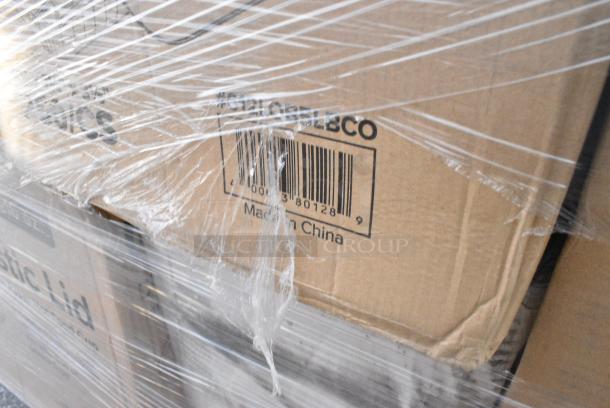 30 BRAND NEW! Boxes Including 433BR12BGC Choice 12 lb. Natural Kraft Paper Bag - 500/Case, 130WHFORKH Choice White Heavy Weight Polystyrene Plastic Fork - 1000/Case, 966TALLFLDN Choice Kraft Natural Tall-Fold 6" x 13" Dispenser Napkin - 8000/Case, 129MCR24B Choice 24 oz. Black Round Microwavable Heavy Weight Container with Lid 7 1/4" - 150/Case, CH12DEF Dart ClearPac SafeSeal 12 oz. Tamper-Resistant, Tamper-Evident Hinged Container with Flat Lid - 200/Case, 127P400C Choice 4 oz. Clear Plastic Souffle Cup / Portion Cup - 2500/Case, 500TW35 Choice 3.5 oz. Translucent Thin Wall Plastic Cold Cup - 2500/Case, 500TO963 Choice 9" x 6" x 3" Microwaveable 1-Compartment Black / Clear Plastic Hinged Container - 100/Case, 347TCL10 Choice 10 oz. Clear PET Plastic Cold Cup - 1000/Case, 760SOUP16PBL Choice 6 - 16 oz. Clear Plastic Soup / Food Cup Lid - 1000/Case, 128HD16COMBO Choice Heavy Duty 16 oz. Microwavable Translucent Plastic Deli Container and Lid Combo Pack - 240/Case, 127RDTFLBULK Choice Microwavable Translucent Customizable Recessed Fit Deli Lid - 500/Case. 30 Times Your Bid! - Image 13 of 19