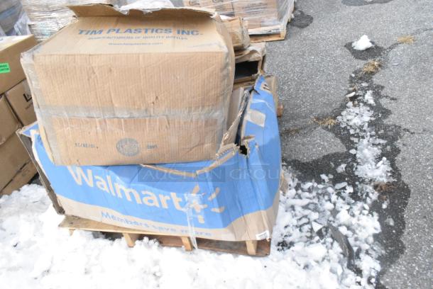 6 BRAND NEW! Boxes Including 4 Boxes of 4 164CUSHWGBK Lancaster Table & Seating Spartan Series 2 1/2" Black Vinyl Padded Seat for Chair and Barstool, Tim Plastics 16 oz 63-485. 6 Times Your Bid! - Image 5 of 6