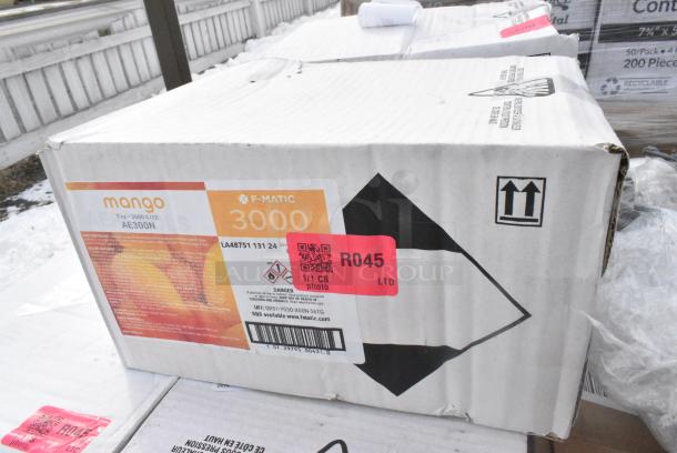 16 BRAND NEW! Boxes Including Lavex 712MBSD40HL Lavex Soap Dispenser, S2G ARROW 21x19+10, 712MBTSCD Lavex Toilet Seat Dispenser, F-Matic Aroma 3000 AE300N Ripe Mango Scent Metered Air Freshener Dry Spray Refill - 12/Case, 127SB24COMBO Choice 24 oz. Clear Plastic Salad Bowl with Lid - 150/Case. 16 Times Your Bid! - Image 7 of 9