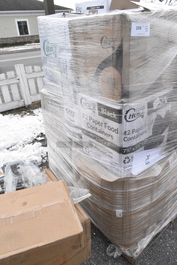 30 BRAND NEW! Boxes Including 130WBKSPOONH Choice Black Heavy Weight Wrapped Polystyrene Plastic Teaspoon - 1000/Case, 6 Box 394385XL Noble Products White Powder-Free Disposable Latex Gloves for Foodservice - Extra Large - 1000/Case, 50010DWALLW Choice 10 oz. White Smooth Double Wall Paper Hot Cup - 500/Case, 966TALLFLDN Choice Kraft Natural Tall-Fold 6" x 13" Dispenser Napkin - 8000/Case, 500CC12 Choice Clear PET Customizable Plastic Cold Cup - 12 oz. - 1000/Case, 5001RT800N Lavex 8" Natural Kraft Hardwound Paper Towel, 800 Feet / Roll - 6/Case. 30 Times Your Bid! - Image 2 of 11