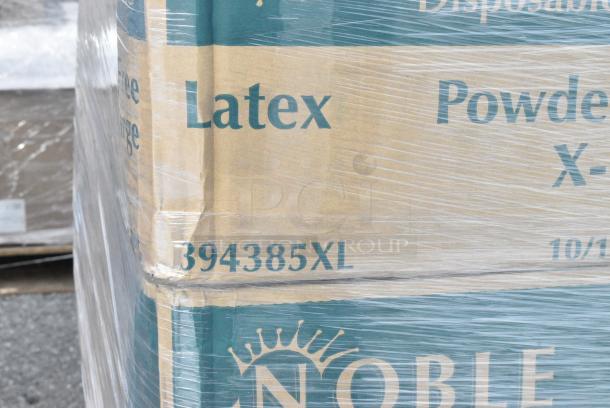 30 BRAND NEW! Boxes Including 130WBKSPOONH Choice Black Heavy Weight Wrapped Polystyrene Plastic Teaspoon - 1000/Case, 6 Box 394385XL Noble Products White Powder-Free Disposable Latex Gloves for Foodservice - Extra Large - 1000/Case, 50010DWALLW Choice 10 oz. White Smooth Double Wall Paper Hot Cup - 500/Case, 966TALLFLDN Choice Kraft Natural Tall-Fold 6" x 13" Dispenser Napkin - 8000/Case, 500CC12 Choice Clear PET Customizable Plastic Cold Cup - 12 oz. - 1000/Case, 5001RT800N Lavex 8" Natural Kraft Hardwound Paper Towel, 800 Feet / Roll - 6/Case. 30 Times Your Bid! - Image 6 of 11