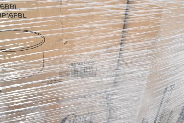 24 BRAND NEW! Boxes Including 2 Box 760SOUP6KB Choice 6 oz. Kraft Poly-Coated Paper Food Cup - 1000/Case, 2 Box 50010DWALLW Choice 10 oz. White Smooth Double Wall Paper Hot Cup - 500/Case, 128HD8COMBO Choice Heavy Duty 8 oz. Microwavable Translucent Plastic Deli Container and Lid Combo Pack - 240/Case, 795PTOBK2 Choice Black Microwavable Folded Paper #2 Take-Out Container 7 3/4" x 5 1/2" x 1 7/8" - 200/Case, 394345L Noble NexGen Powder-Free Disposable Black Hybrid 3 Mil Thick Gloves - Large - 1000/Case. 24 Times Your Bid! - Image 5 of 15