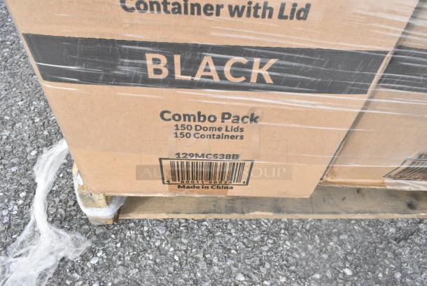 30 BRAND NEW! Boxes Including 500TW7 Choice Thin Wall Plastic Cold Cup, 760SOUP16WPA Choice 16 oz. White Double Poly-Coated Paper Food Cup with Vented Paper Lid - 250/Case, 347RP9CL Visions 9" Clear Plastic Plate - 240/Case, 129MCS38B Choice 38 oz. Black Rectangular Microwavable Heavy Weight Container with Lid 8 3/4" x 6 1/4" x 2" - 150/Case, 395RP09 EcoChoice No PFAS Added Bamboo / Bagasse Blend 9" Plate - 500/Case, 795PTOKFT1 Choice Kraft Microwavable Folded Paper #1 Take-Out Container 4 3/8" x 3 1/2" x 2 1/2" - 450/Case, 129MCS323CB Choice 36 oz. Black 9 3/4" x 7 1/4" x 2" 3-Compartment Rectangular Microwavable Heavy Weight Container with Lid - 150/Case, 485WB9NEON 9" BOBA STRAWS 400/PK 4/CS, 129MCS323CB Choice 36 oz. Black 9 3/4" x 7 1/4" x 2" 3-Compartment Rectangular Microwavable Heavy Weight Container with Lid - 150/Case, 500TO10103 Choice 10" x 10" x 3" Microwaveable 1-Compartment Black / Clear Plastic Hinged Container - 100/Case, 795PTOBK2 Choice Black Microwavable Folded Paper #2 Take-Out Container 7 3/4" x 5 1/2" x 1 7/8" - 200/Case, 500TW5 Choice 5 oz. Translucent Thin Wall Plastic Cold Cup - 2500/Case, 5002BNAPGY Choice Silver / Gray 2-Ply Beverage / Cocktail Napkin - 1000/Case. 30 Times Your Bid! - Image 8 of 16