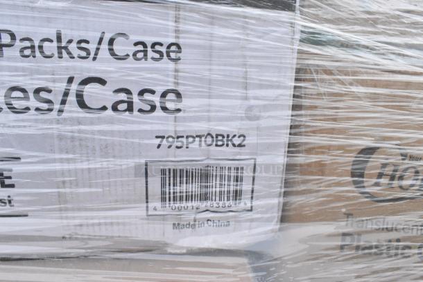 30 BRAND NEW! Boxes Including 500TW7 Choice Thin Wall Plastic Cold Cup, 760SOUP16WPA Choice 16 oz. White Double Poly-Coated Paper Food Cup with Vented Paper Lid - 250/Case, 347RP9CL Visions 9" Clear Plastic Plate - 240/Case, 129MCS38B Choice 38 oz. Black Rectangular Microwavable Heavy Weight Container with Lid 8 3/4" x 6 1/4" x 2" - 150/Case, 395RP09 EcoChoice No PFAS Added Bamboo / Bagasse Blend 9" Plate - 500/Case, 795PTOKFT1 Choice Kraft Microwavable Folded Paper #1 Take-Out Container 4 3/8" x 3 1/2" x 2 1/2" - 450/Case, 129MCS323CB Choice 36 oz. Black 9 3/4" x 7 1/4" x 2" 3-Compartment Rectangular Microwavable Heavy Weight Container with Lid - 150/Case, 485WB9NEON 9" BOBA STRAWS 400/PK 4/CS, 129MCS323CB Choice 36 oz. Black 9 3/4" x 7 1/4" x 2" 3-Compartment Rectangular Microwavable Heavy Weight Container with Lid - 150/Case, 500TO10103 Choice 10" x 10" x 3" Microwaveable 1-Compartment Black / Clear Plastic Hinged Container - 100/Case, 795PTOBK2 Choice Black Microwavable Folded Paper #2 Take-Out Container 7 3/4" x 5 1/2" x 1 7/8" - 200/Case, 500TW5 Choice 5 oz. Translucent Thin Wall Plastic Cold Cup - 2500/Case, 5002BNAPGY Choice Silver / Gray 2-Ply Beverage / Cocktail Napkin - 1000/Case. 30 Times Your Bid! - Image 14 of 16