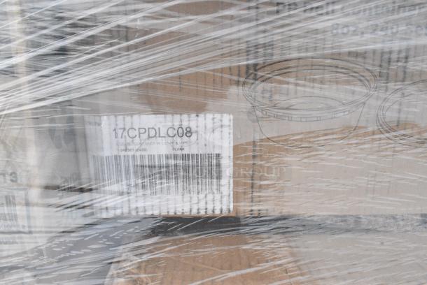 33 BRAND NEW! Boxes Including 4 Box 347TCL10 Choice 10 oz. Clear Disposable Plastic Tumbler - 500/Case, 6 Box 612W65 Choice 14"x16" Sandwich Wrap, 795PTOKFT3 Choice Kraft Microwavable Folded Paper #3 Take-Out Container 7 3/4" x 5 1/2" x 2 1/2" - 200/Case, 17CPDLC08, 128HD12COMBO Choice Heavy Duty 12 oz. Microwavable Translucent Plastic Deli Container and Lid Combo Pack - 240/Case, 5013858 Lavex Li'l Herc 55-60 Gallon 1.2 Mil 38" x 58" Low Density Medium-Duty Black Trash Bag / Can Liner - 100/Case, 127RDTFLBULK Choice Microwavable Translucent Customizable Recessed Fit Deli Lid - 500/Case. 33 Times Your Bid! - Image 6 of 15