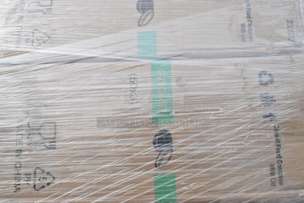 33 BRAND NEW! Boxes Including 4 Box 347TCL10 Choice 10 oz. Clear Disposable Plastic Tumbler - 500/Case, 6 Box 612W65 Choice 14"x16" Sandwich Wrap, 795PTOKFT3 Choice Kraft Microwavable Folded Paper #3 Take-Out Container 7 3/4" x 5 1/2" x 2 1/2" - 200/Case, 17CPDLC08, 128HD12COMBO Choice Heavy Duty 12 oz. Microwavable Translucent Plastic Deli Container and Lid Combo Pack - 240/Case, 5013858 Lavex Li'l Herc 55-60 Gallon 1.2 Mil 38" x 58" Low Density Medium-Duty Black Trash Bag / Can Liner - 100/Case, 127RDTFLBULK Choice Microwavable Translucent Customizable Recessed Fit Deli Lid - 500/Case. 33 Times Your Bid! - Image 7 of 15