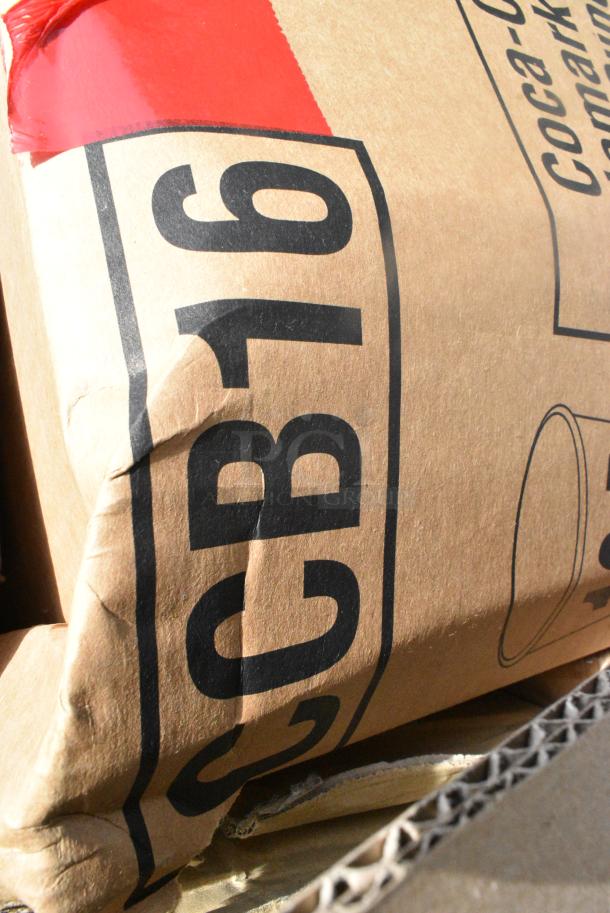 30 BRAND NEW Boxes Including 2 Box 612PIEBL10DEEP Baker's Lane 9 5/8" x 1 3/16" Deep Foil Pie Pan - 500/Case, 3493042TCB Lancaster Table & Seating 30" x 42" Laminated Rectangular Table Top Reversible Cherry / Black, 1200-35 1/4 Sheet Cake Pans, 164TS1800 Lancaster Table & Seating 18" Cast Iron Table Base Spider, 245CB18WHITE Choice 18" x 18" x 2" White Customizable Corrugated Plain Pizza Box - 50/Bundle. 30 Times Your Bid! - Image 7 of 13