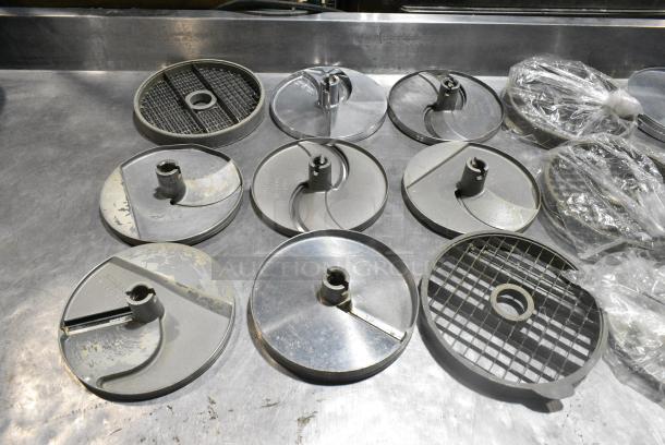 18 Various Food Processor Blades. Includes Slicing Blades w/ 2 Blade Stands. 18 Times Your Bid! - Image 2 of 6