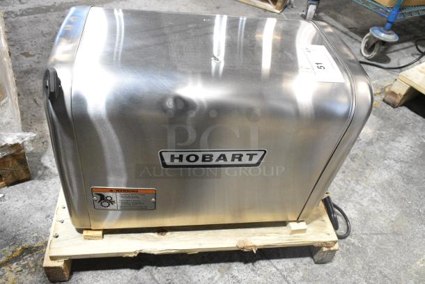 BRAND NEW SCRATCH AND DENT! Hobart 4812 Stainless Steel Commercial Countertop #12 Meat Grinder / Chopper Base. 120 Volts, 1 Phase. Tested and Working! - Image 7 of 8