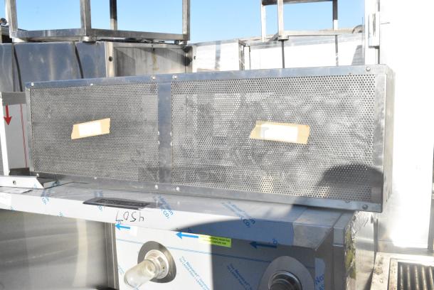 BRAND NEW SCRATCH AND DENT! 4' Accurex XXDW-T-48.00-S Stainless Steel Commercial Grease Hood w/ Return Air - Image 7 of 7
