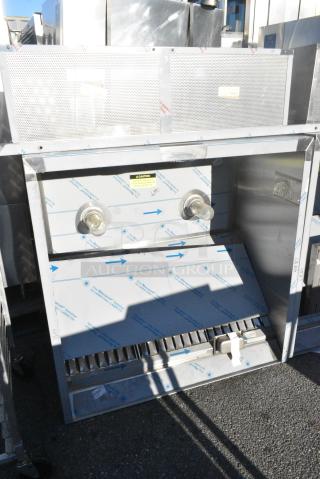 BRAND NEW SCRATCH AND DENT! 4' Accurex XXDW-T-48.00-S Stainless Steel Commercial Grease Hood w/ Return Air