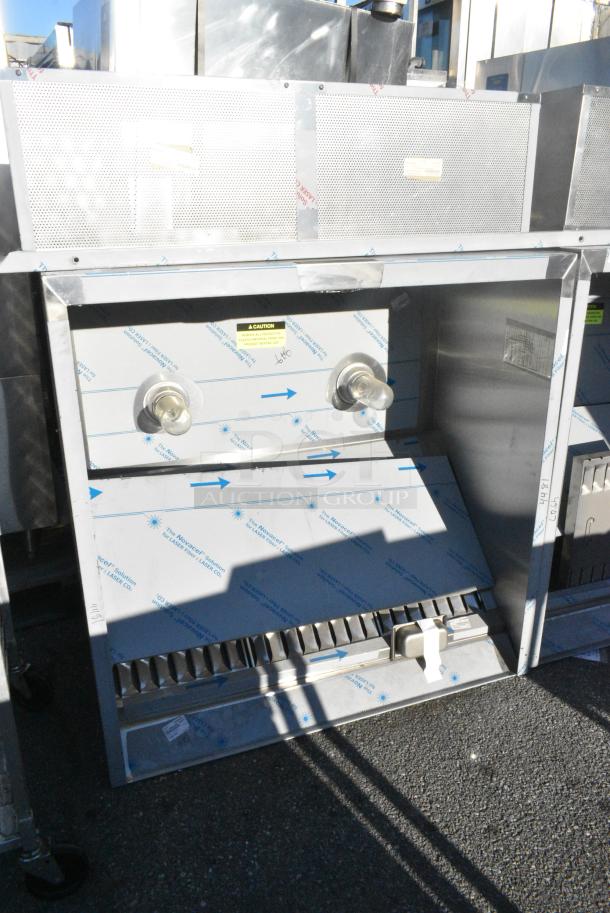 BRAND NEW SCRATCH AND DENT! 4' Accurex XXDW-T-48.00-S Stainless Steel Commercial Grease Hood w/ Return Air - Image 6 of 7