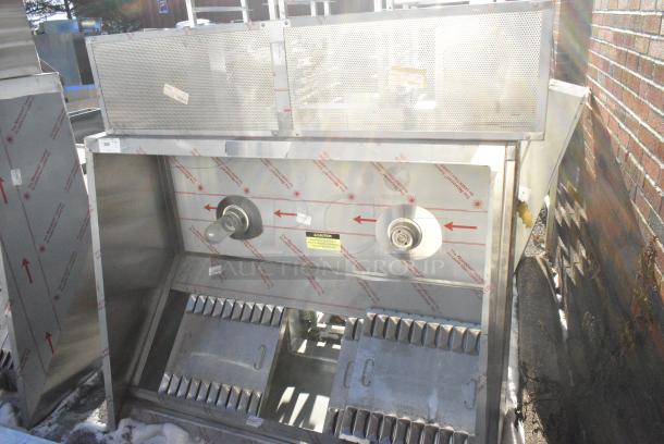 BRAND NEW SCRATCH AND DENT! 5' Accurex XXEW-T-60.00-S Stainless Steel Commercial Grease Hood w/ Return Air - Image 7 of 8