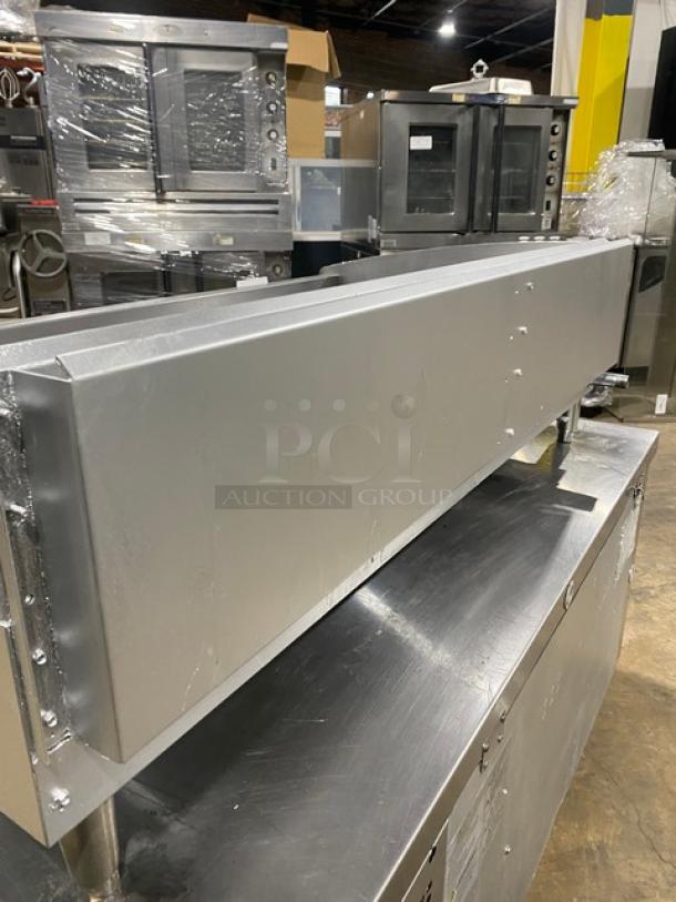 Star-Max Commercial Stainless Steel Natural Gas Powered Countertop Flat Griddle! With Back & Side Splash! With Thermostatic Controls! On Legs! - Image 4 of 8