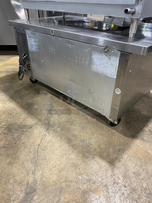 Turbo Air Commercial Stainless Steel 2 Drawer Refrigerated Chef Base! Model: TCBE-48SDR-E-N SN: H2CB480G4730! 115V 1 Phase! On Casters! - Image 3 of 8