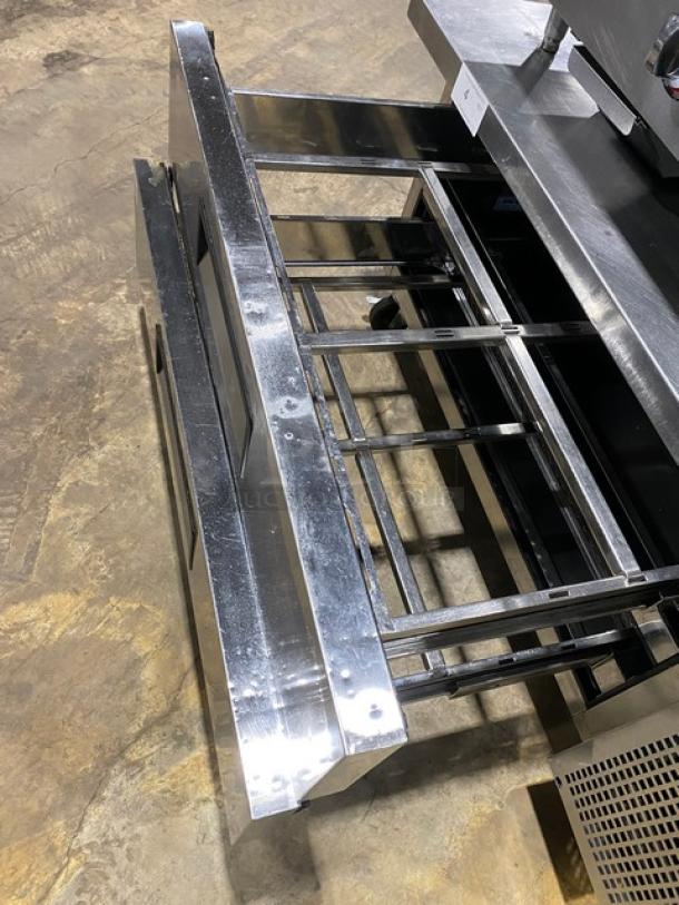 Turbo Air Commercial Stainless Steel 2 Drawer Refrigerated Chef Base! Model: TCBE-48SDR-E-N SN: H2CB480G4730! 115V 1 Phase! On Casters! - Image 5 of 8