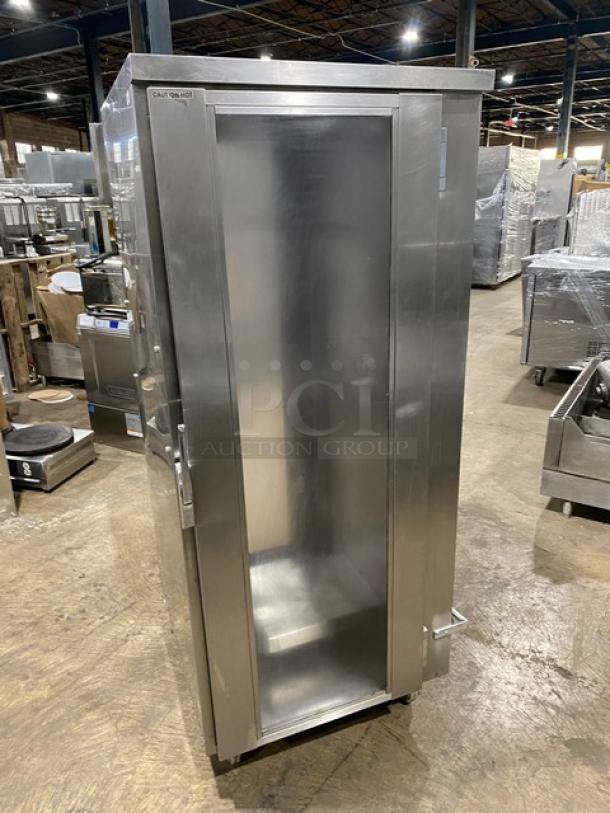 FWE Moisture-Temp Series Commercial Stainless Steel Humidified Heated Holding Cabinet! With Pass Through Doors! SN: A0288000! On Casters! - Image 4 of 11