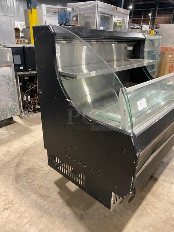Turbo Air Commercial Black Coated Low Profile Refrigerated Open Grab-N-Go Merchandiser Display Case! With Stainless Steel Interior! Model: TOM-50LB SN: TML50197018! 120V 1 Phase! Working When Removed! - Image 2 of 7