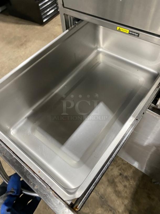 Wells Commercial Stainless Steel Narrow Countertop Double Warming Drawer! With Individual Controls! Model: RWN2! 120V! - Image 6 of 9