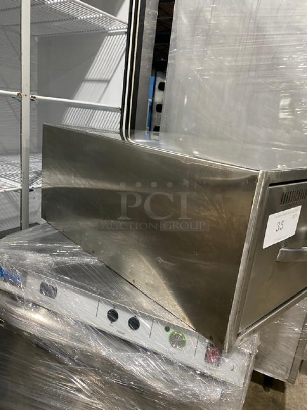 Wells Commercial Stainless Steel Narrow Countertop Single Warming Drawer! Model: RWN1! 120V! - Image 3 of 8