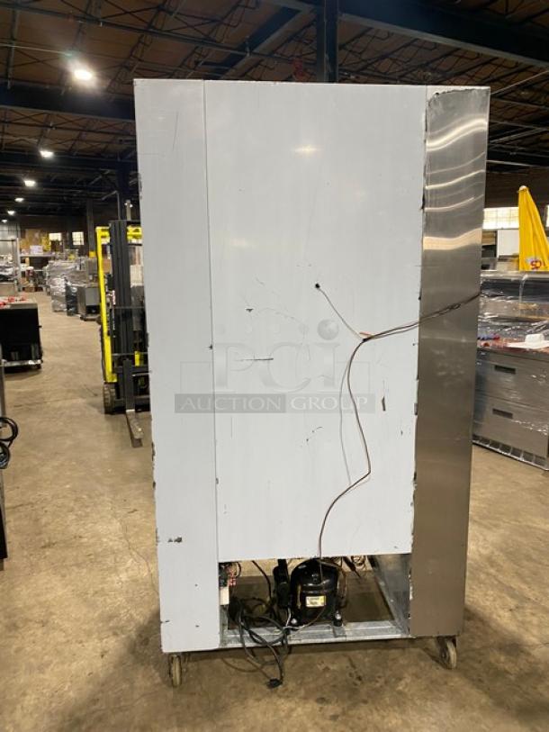 CoolTech Commercial Stainless Steel Reach In Refrigerator Merchandiser! With Poly Coated Wire Racks! Model: CUST-43SG SN: C73619! 120V 1 Phase! On Casters! - Image 2 of 8