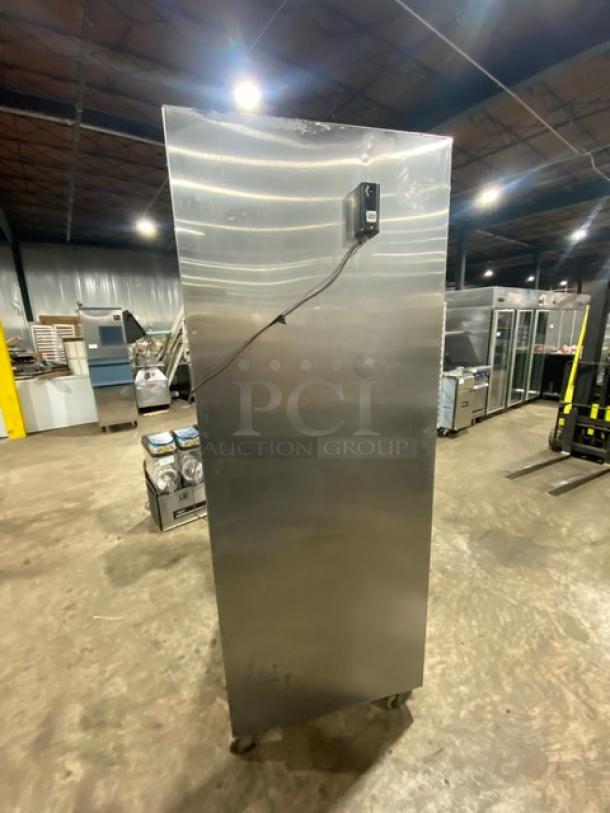CoolTech Commercial Stainless Steel Reach In Refrigerator Merchandiser! With Poly Coated Wire Racks! Model: CUST-43SG SN: C73619! 120V 1 Phase! On Casters! - Image 3 of 8