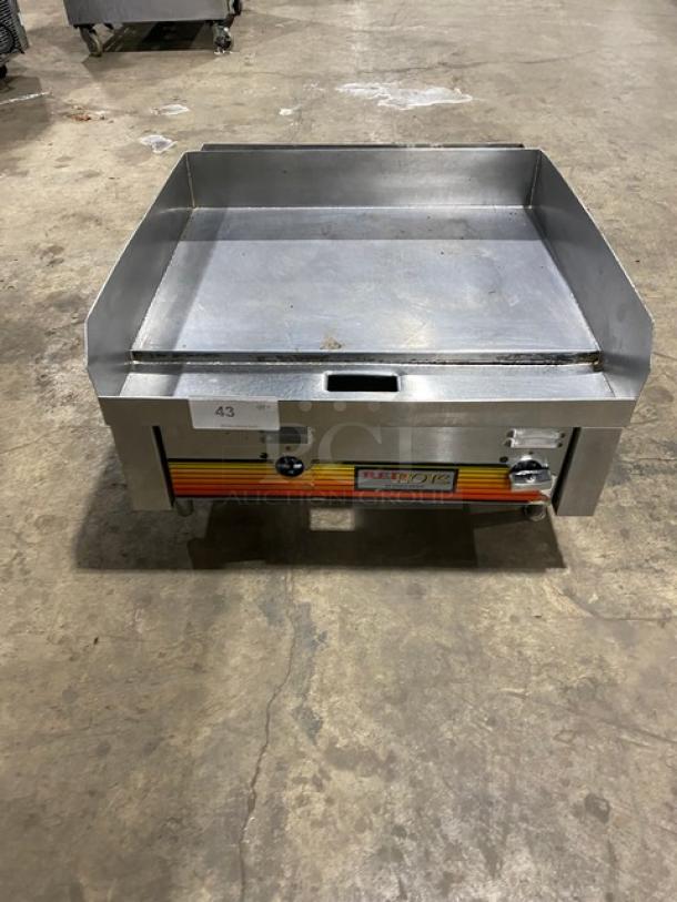 Eagles Group RedHots Chefs Line Commercial Stainless Steel Electric Powered Countertop Flat Griddle! With Back & Side Splashes! On Legs! - Image 1 of 6