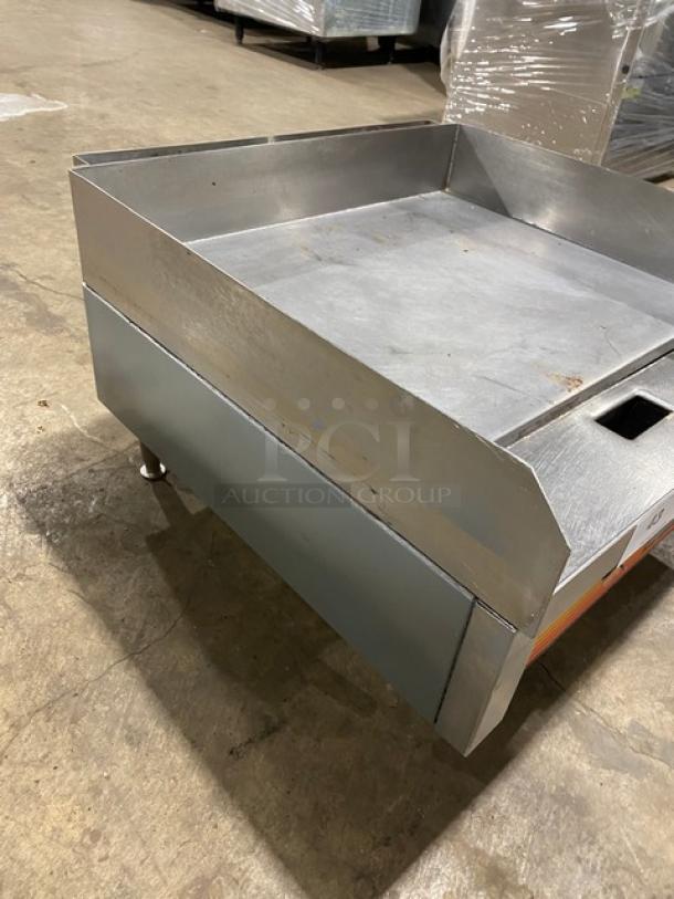 Eagles Group RedHots Chefs Line Commercial Stainless Steel Electric Powered Countertop Flat Griddle! With Back & Side Splashes! On Legs! - Image 2 of 6