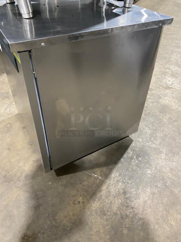 Delfield Commercial Stainless Steel Single Door Undercounter Refrigerator! Model: 406P-STAR4! 110V 1 Phase! On Casters! - Image 2 of 7
