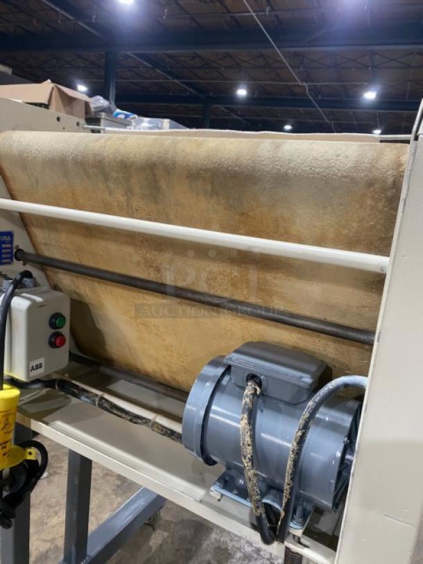 Benier USA Commercial Portable French Bread Dough Moulder/Sheeter! Model: FBM-92 SN: 96K357! 208V 3 Phase! On Casters! - Image 6 of 12