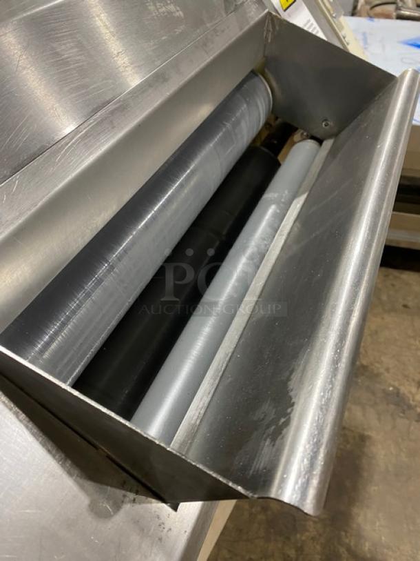 Benier USA Commercial Portable French Bread Dough Moulder/Sheeter! Model: FBM-92 SN: 96K357! 208V 3 Phase! On Casters! - Image 8 of 12
