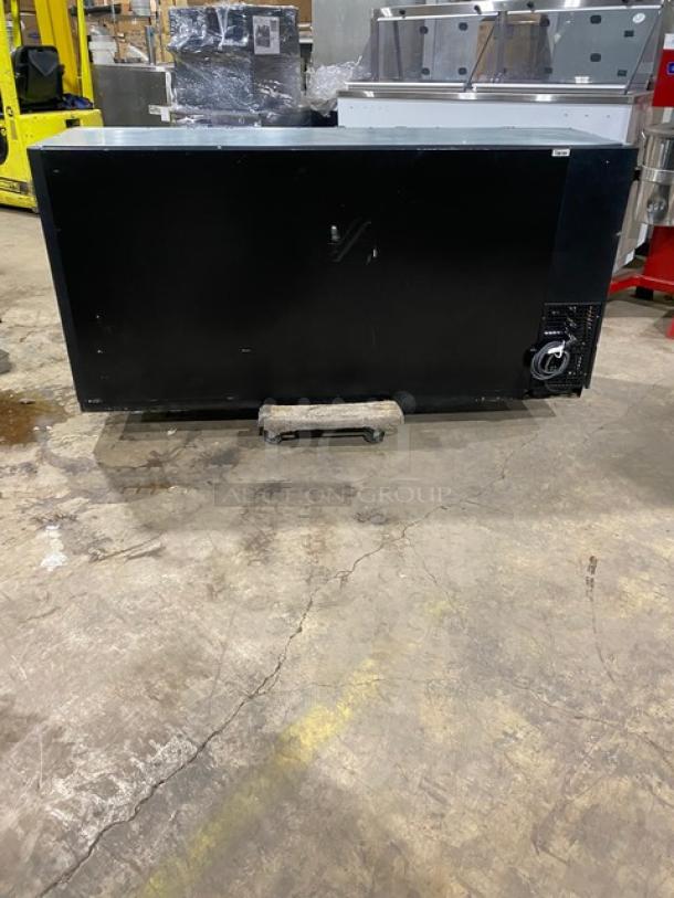 True Commercial Black Triple Glass Door Refrigerated Back Bar Cooler! With Black Poly Coated Wire Racks! Model: TBB-24GAL-72G-LD SN: 8633826! 115V 1 Phase! - Image 3 of 8
