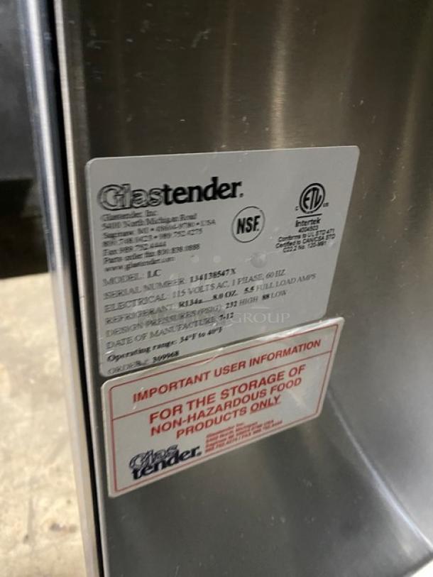 GlasTender Commercial Stainless Steel Refrigerated Wall-Mount Lettuce Crisper! Model: LC SN: 134138547X! 115V 1 Phase! - Image 7 of 8