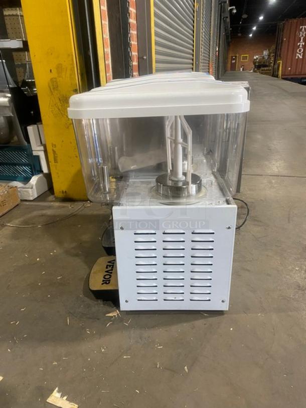 Vevor! Late Model! Commercial Stainless Steel Countertop Cold Beverage Dispenser! With Three 18L Clear Polycarbonate Tanks! With O-Ring & Tank Ring Seals! Model: LYJ18X3! 110V! On Non-Slip Base Feet! - Image 2 of 8