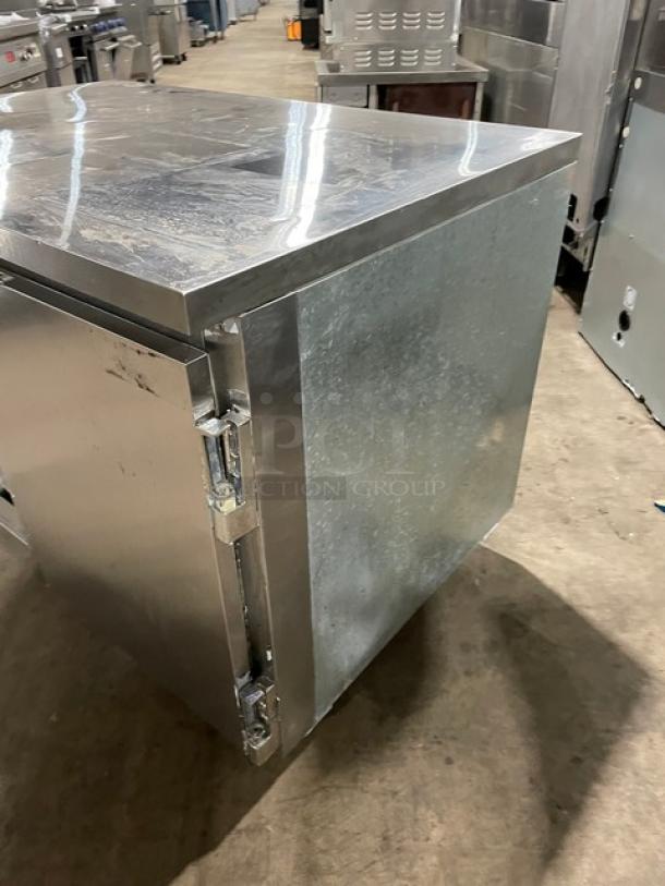 Leader Commercial Stainless Steel 2 Door Refrigerated Undercounter Lowboy/Worktop Cooler! Model: LB48 S/C SN: UR073461! 115V 1 Phase! On Casters! - Image 2 of 7