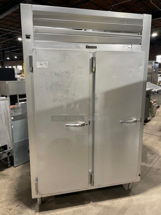 Traulsen Commercial Left Hinged 2 Door Reach In Refrigerator! With Wire Racks! With Defogger! Model: GHT 2-32 NUT SN: 151782! 115V 1 Phase! On Legs! - Image 1 of 9