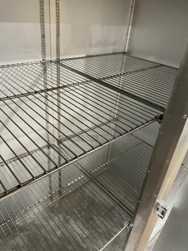 Traulsen Commercial Left Hinged 2 Door Reach In Refrigerator! With Wire Racks! With Defogger! Model: GHT 2-32 NUT SN: 151782! 115V 1 Phase! On Legs! - Image 6 of 9