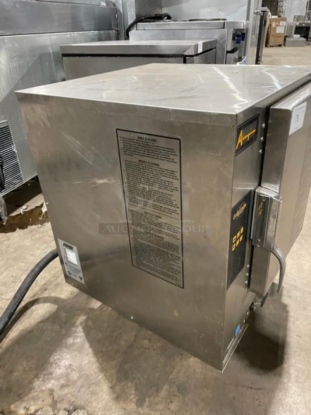 AccuTemp Evolution Series Commercial Stainless Steel Electric Powered Countertop Boilerless 6 Pan Convection Steamer! With Built In Pan Holding Rack! Model: E62083E15000250 SN: 50531! 208V 3 Phase! On Legs! Working When Removed! - Image 2 of 8