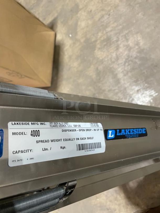 NEW! IN THE BOX! Lakeside Commercial Stainless Steel Unheated Open Drop-In Dish Lowerator/Dispenser! Accommodates Plates Up To 5"! Model: 4000! - Image 5 of 5