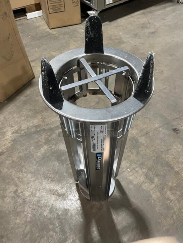 NEW! IN THE BOX! Lakeside Commercial Stainless Steel Unheated Open Drop-In Dish Lowerator/Dispenser! Accommodates 6-5/8" to 7-1/4" Plates! Model: 4007! - Image 2 of 4